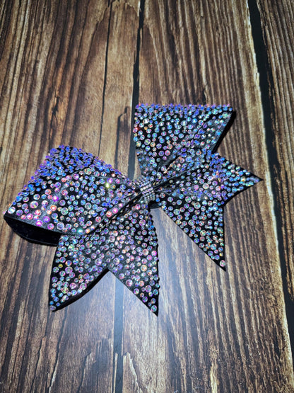 Fully Rhinestoned Classy Couture Competition Cheer Bow