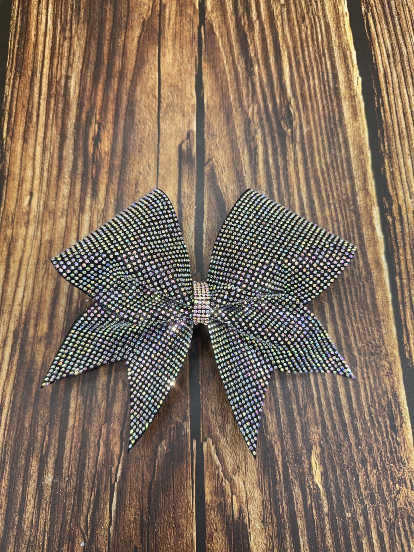 Paparazzi Cheer Bow full of Individual Rhinestones - Competition All-Star Sparkle Bow - Diamond Bows