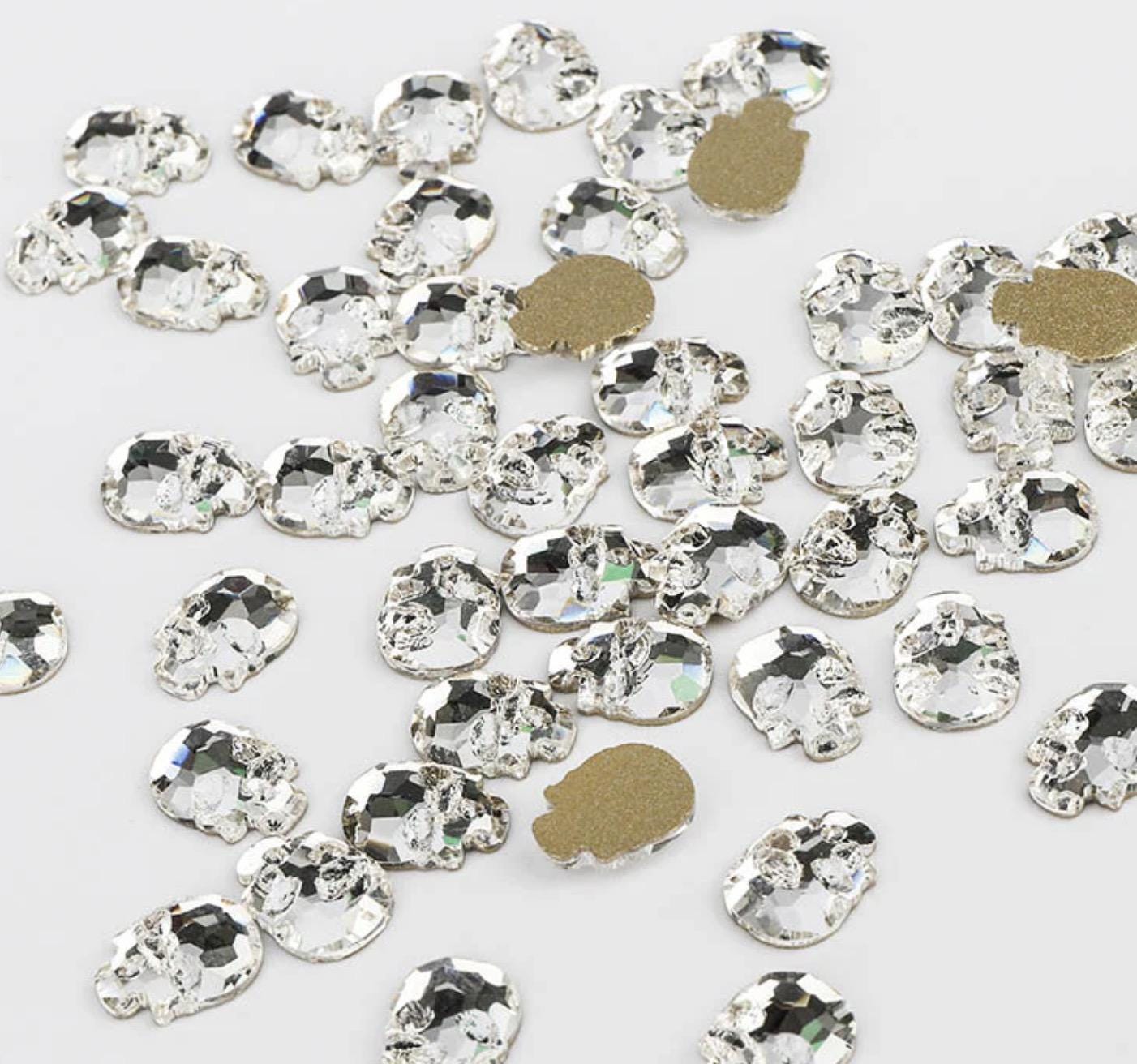 Skull Rhinestone Cheer Bow: All-Star Competition Hair Bow