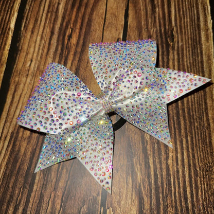 Fully Rhinestoned Classy Couture Competition Cheer Bow