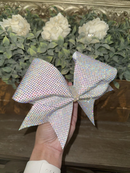 Paparazzi Cheer Bow full of Individual Rhinestones - Competition All-Star Sparkle Bow - Diamond Bows