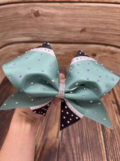 Rhinestone Cheer Bow: The Jess Design - Competition & Practice
