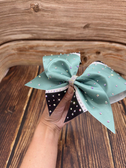 Rhinestone Cheer Bow: The Jess Design - Competition & Practice