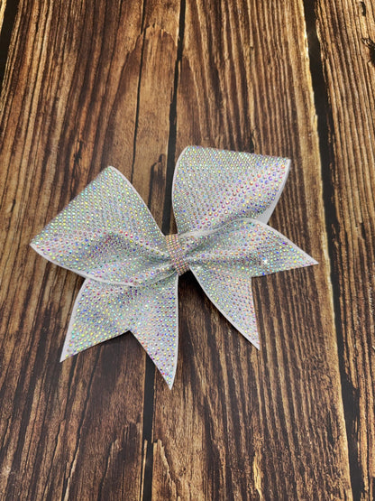 Full Bling Cheer Bow: 5K Individual SS10 Rhinestones, Competition All-Star Sparkle Bow